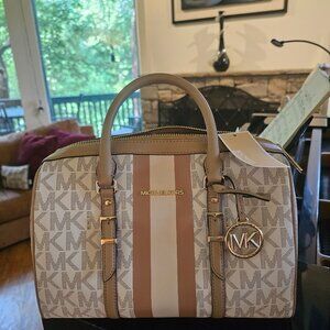 NWT Michael Kors Bedford Signature Satchel